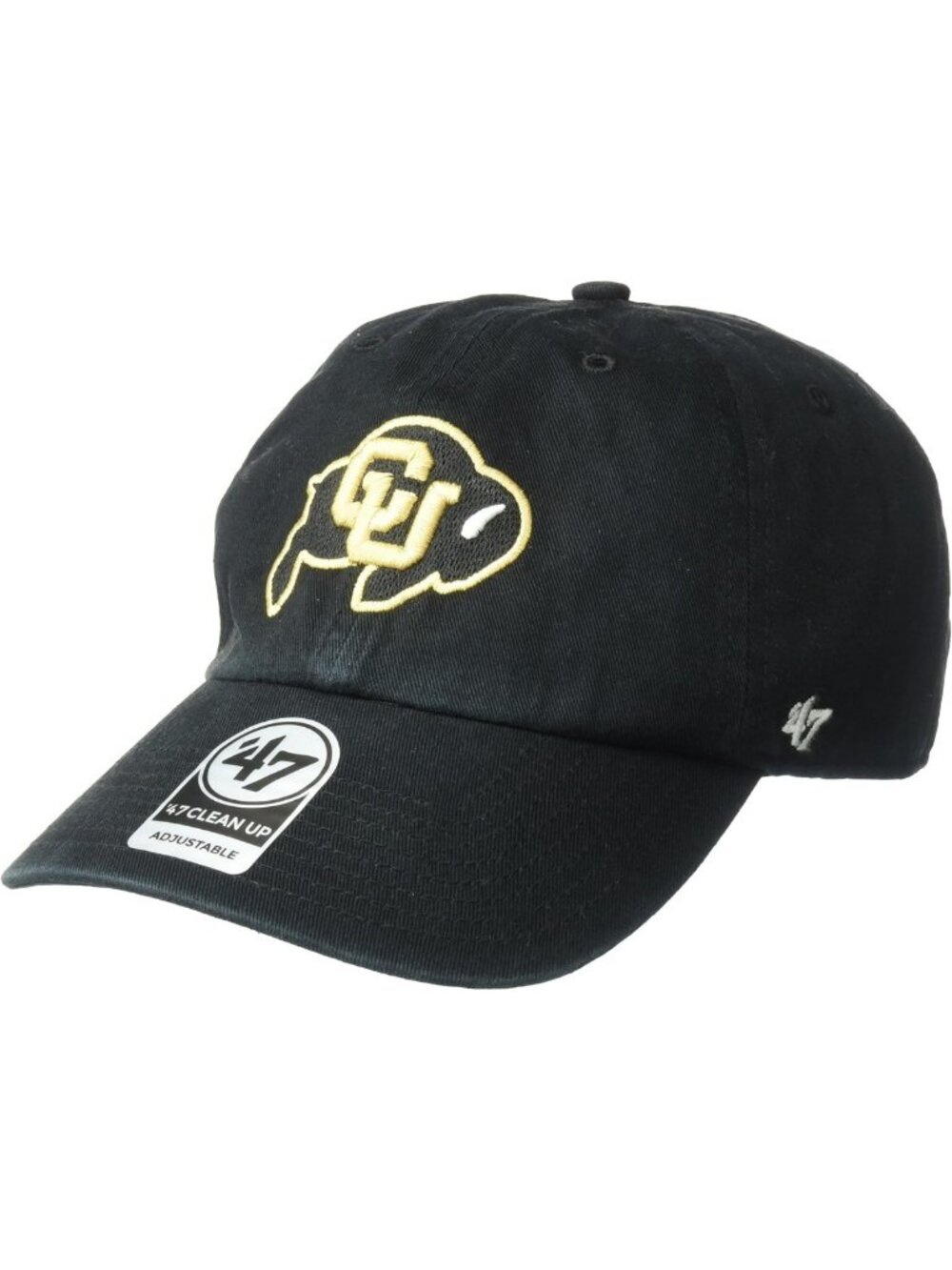 Men's Adjustable NCAA Colorado Buffaloes Hat - Team Color, One Size, Clean Up